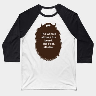 Beard Genius Baseball T-Shirt